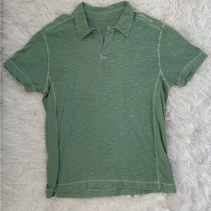 Calvin Klein Green Polo Shirt Relaxed Fit